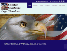 Tablet Screenshot of capitalsolutionsgroup.net